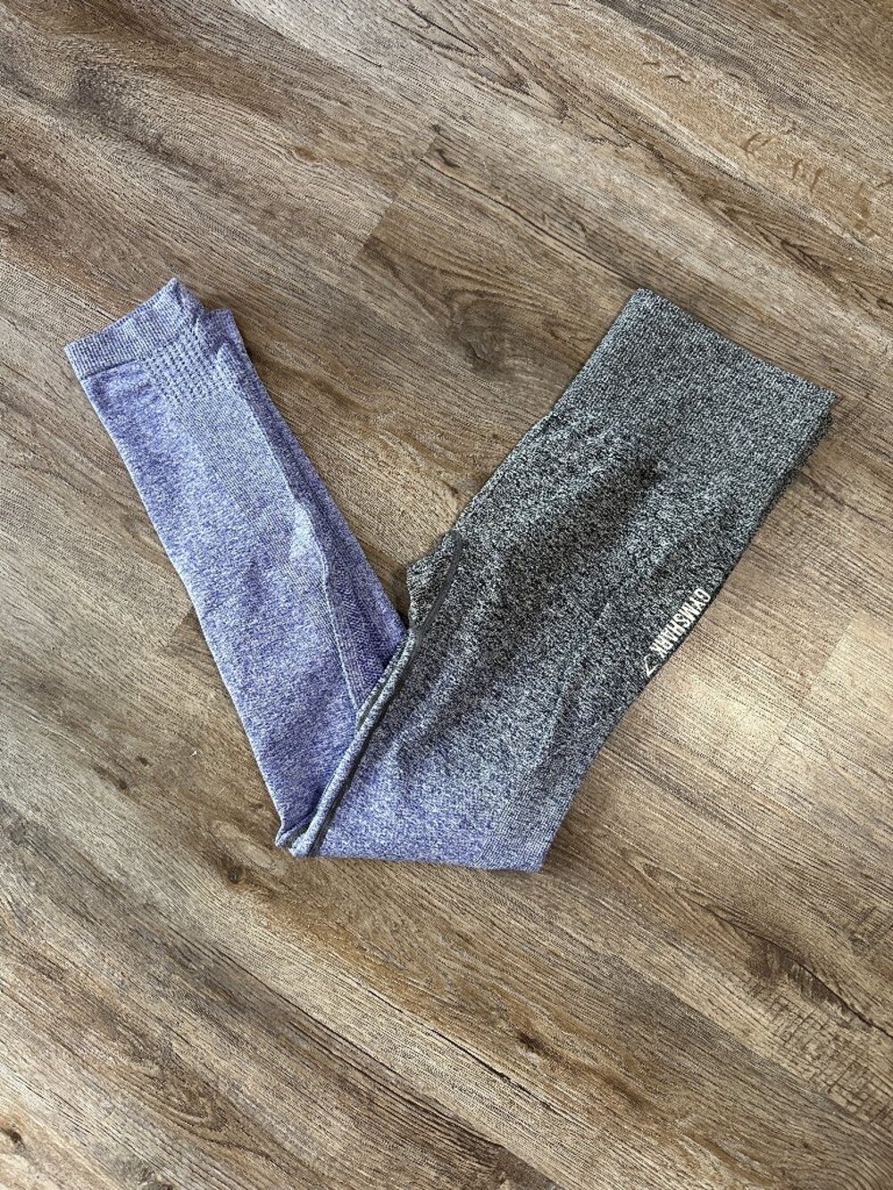 Gymshark Adapt Ombre Seamless Leggings Purple Grey Small Gym Workout
